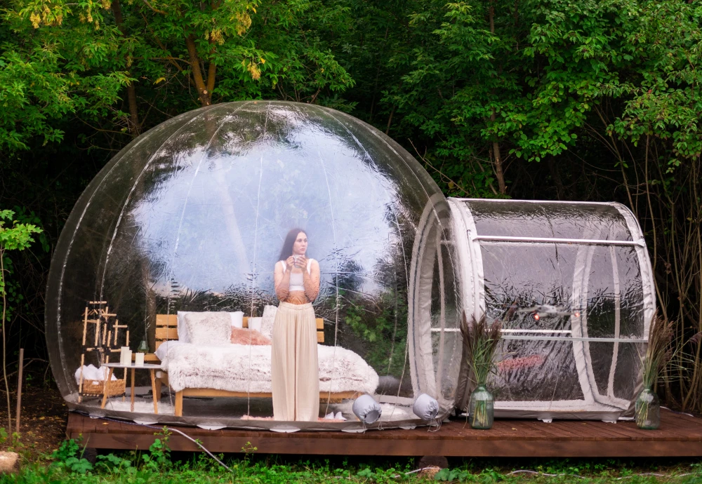 cozy bubble tent